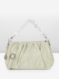 DressBerry Printed Structured Handheld Bag