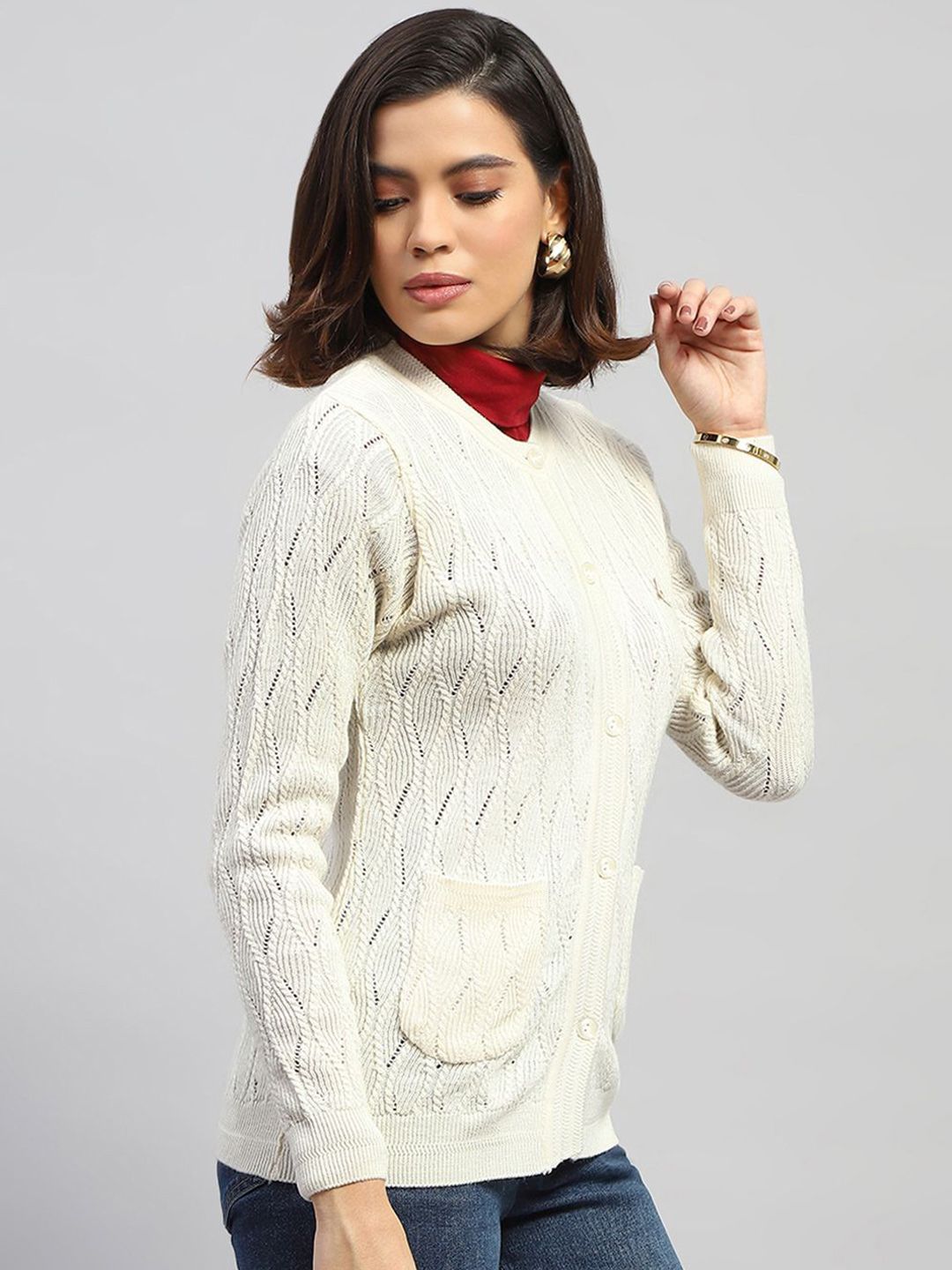 Monte Carlo Women Woollen Cardigan