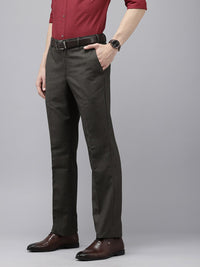 Park Avenue Men Striped Formal Trousers