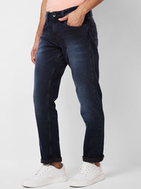 Lelaki Spykar Santai Fit Light Fade Jeans Regangan