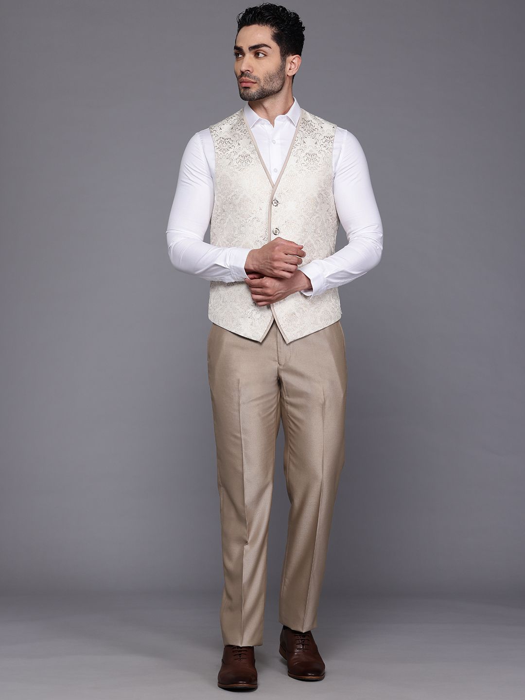 Raymond Contemporary Fit 3-Piece Party Suit