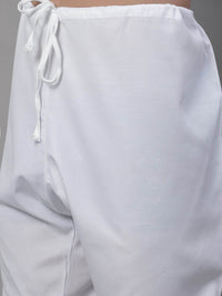 SOJANYA Geometric Embroidered Chikankari Pure Cotton Kurta With Churidar