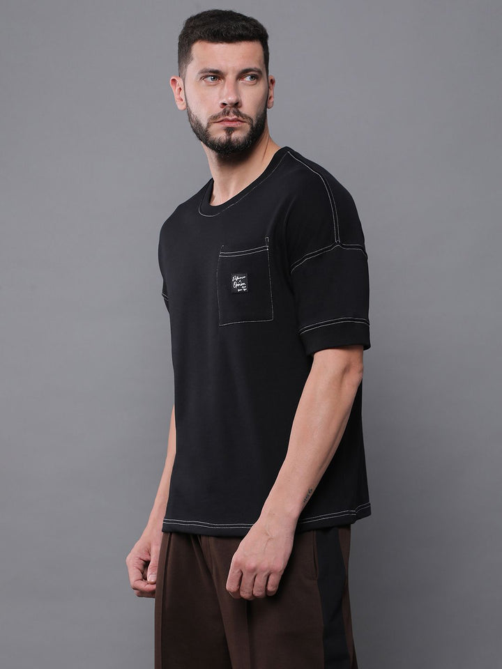 Difference of Opinion Men Oversized Drop Shoulder Ultra Soft Drapey Cotton T-Shirt