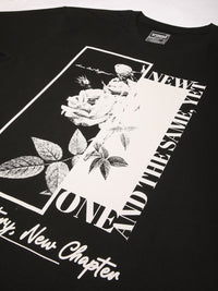 Difference Of Opinion Men Short Sleeve Oversized Crew Neck Printed Tshirt