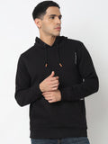 SPYKAR Hooded Neck Long Sleeves Cotton Pullover Sweatshirt