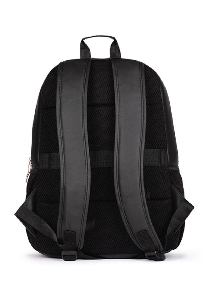 ZOUK Printed Vegan Leather 16 Inch Laptop Backpack with Compression Straps