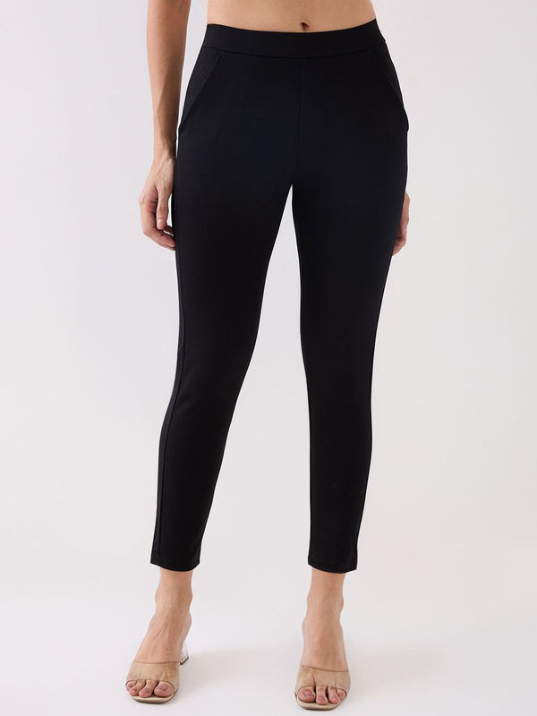 SPYKAR Women Cotton Skinny Fit Regular Trousers