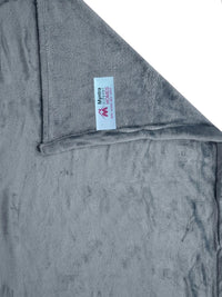 Myntra Elegant Homes Grey Solid Flat Woolen 300 TC King Bedsheet dengan 2 Sarung Bantal