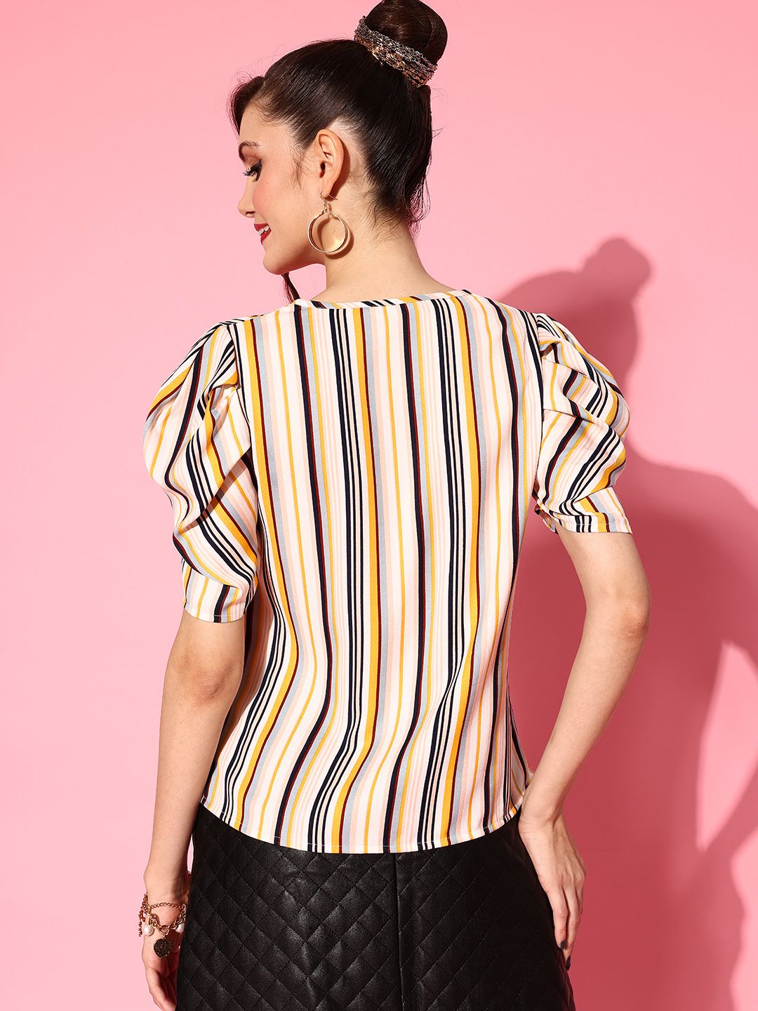 Berrylush Pretty Pink Vertical Striped Vacay Attire