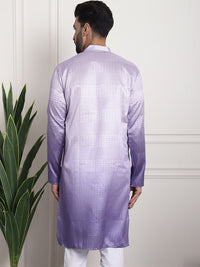 SOJANYA Rekaan Tenunan Kolar Mandarin Silk Cotton Kurta