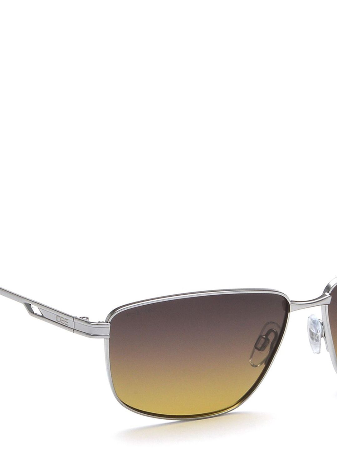 IDEE Men Rectangle Sunglasses with Polarised and UV Protected Lens IDS3098C4PSG