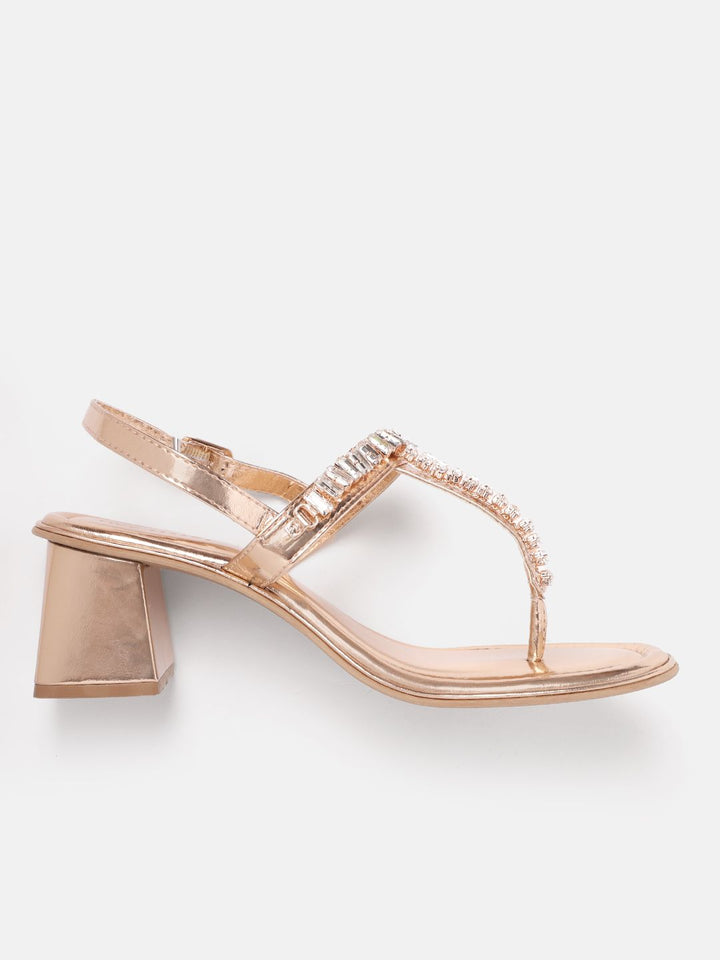 Lino Perros Embellished Party Block Heels