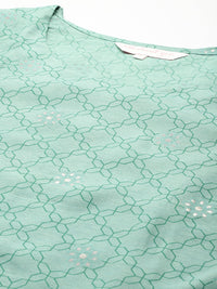 all about you Printed Kurta with Trousers & Dupatta