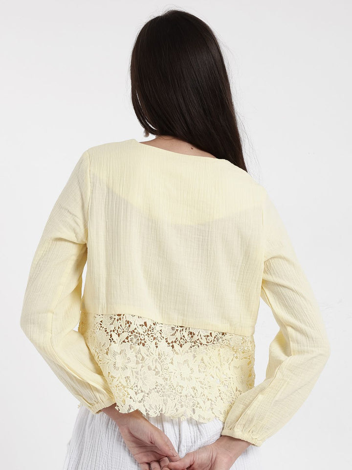 RAREISM Cotton Styled Back Top