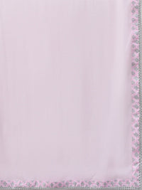 Libas Women Pink Printed Kurta with Palazzos & Dupatta
