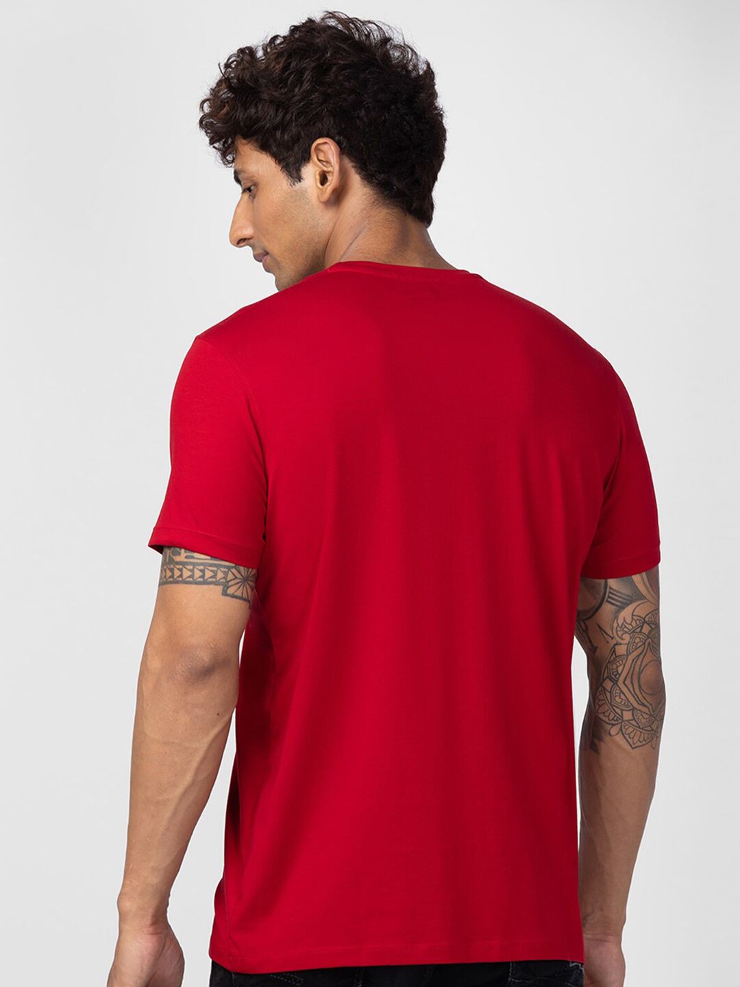 SPYKAR Men Typography Printed Slim Fit T-shirt