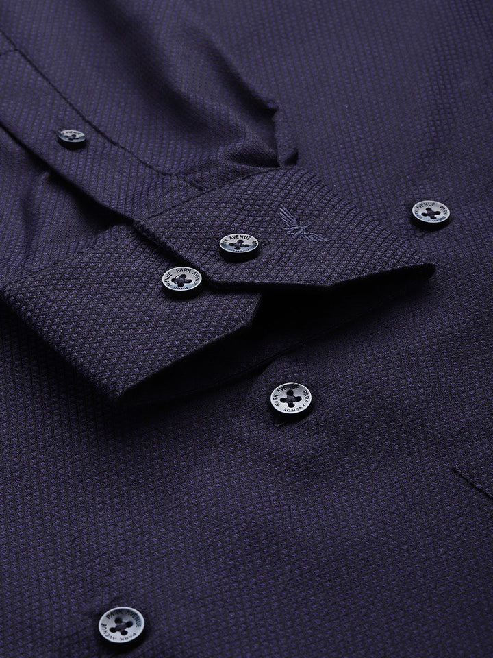 Park Avenue Textured Pure Cotton Formal Shirt