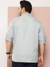 Thomas Scott Men Plus Size Premium Pure Cotton Casual Shirt