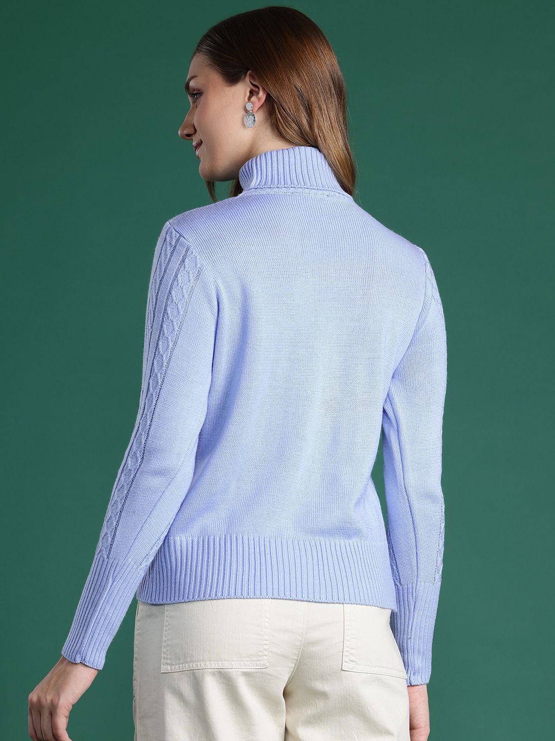DressBerry Women Floral Pullover with Embroidered Detail