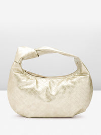 Berrylush Textured Half Moon Handheld Bag