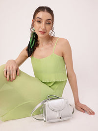 DressBerry Cute Feminine Accordion Pleated Sheath Dress