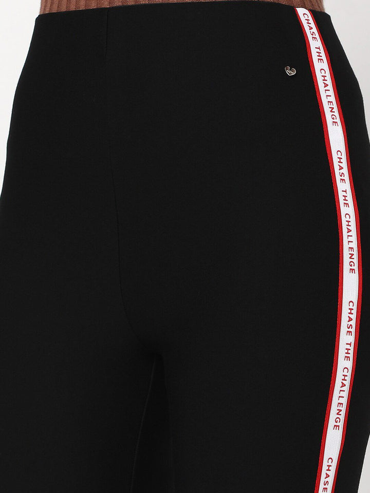 SPYKAR Women Black Solid Track Pant