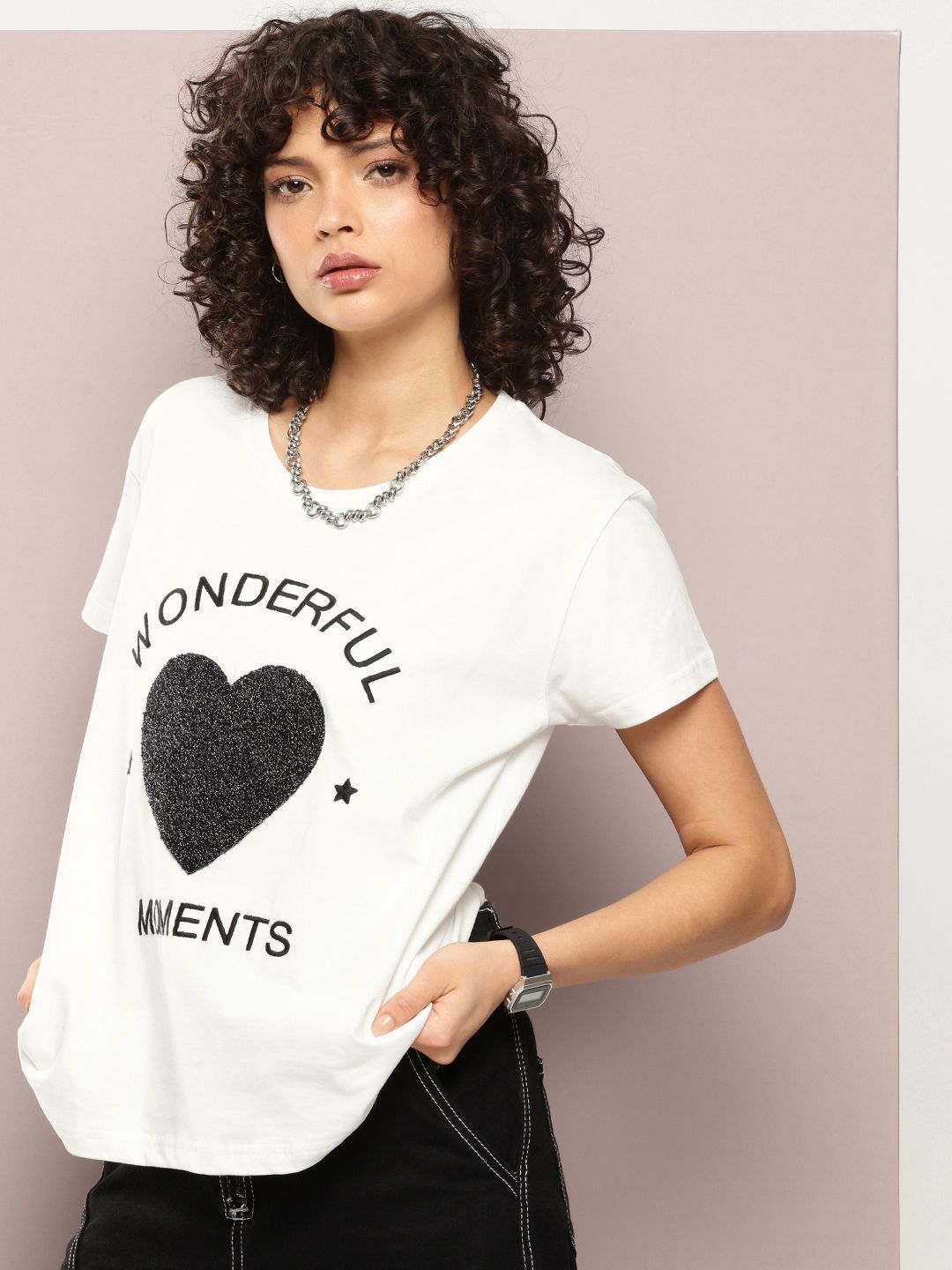 DILLINGER Embroidered Boxy T-shirt