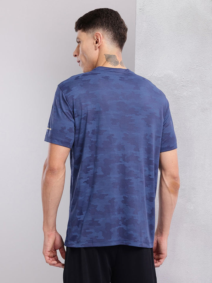 HRX by Hrithik Roshan Rapid-Dry Reflective Detail Training T-shirt