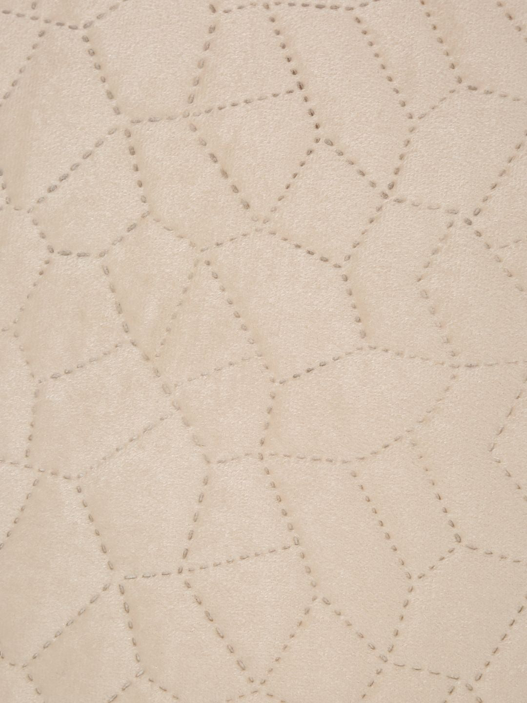 HOSTA HOMES Cream-Coloured & Yellow Set of 2 Velvet Square Cushion Covers