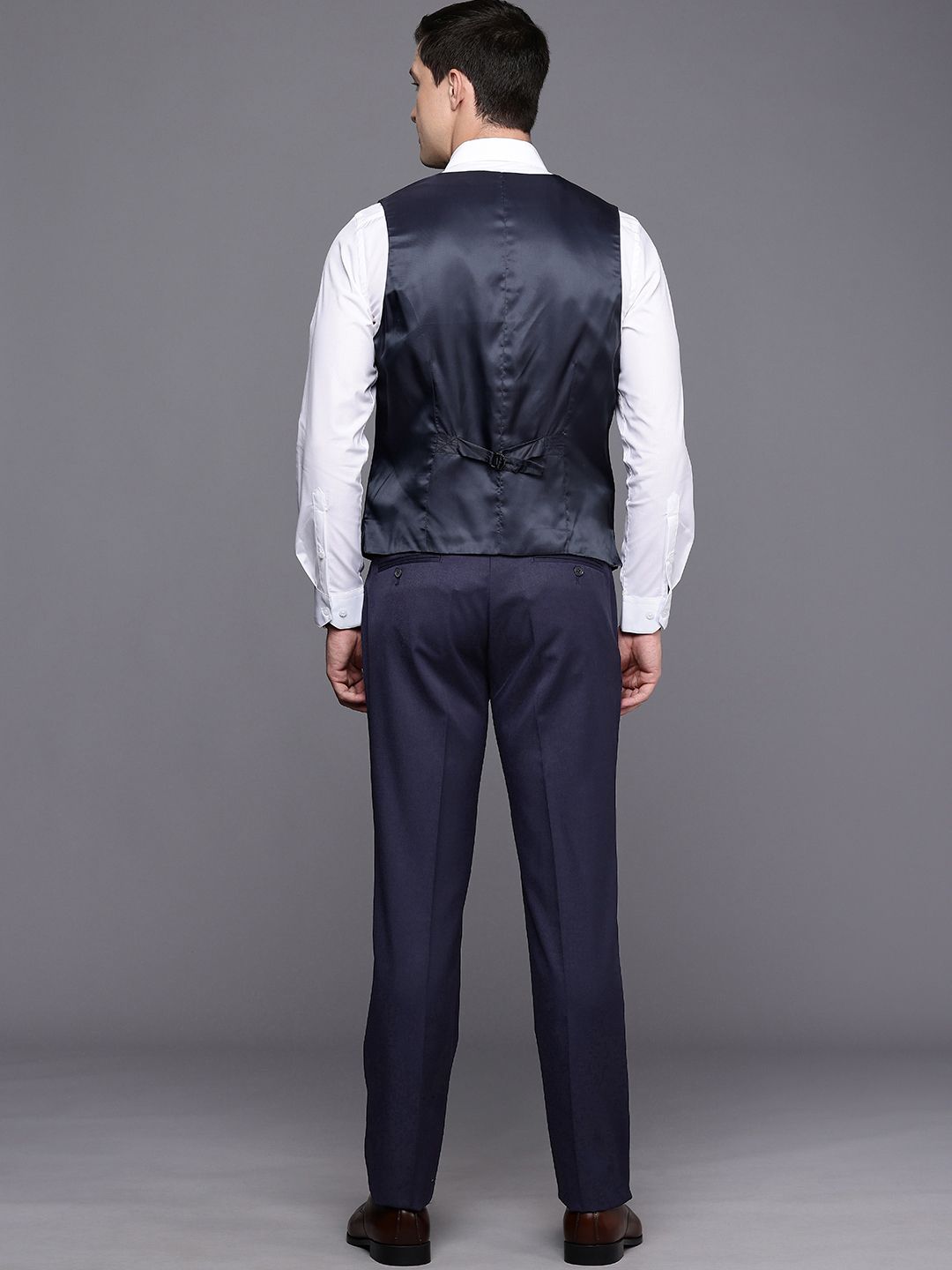 Raymond Contemporary Fit Wrinkle Free Single Breasted 3-Piece Formal Suit