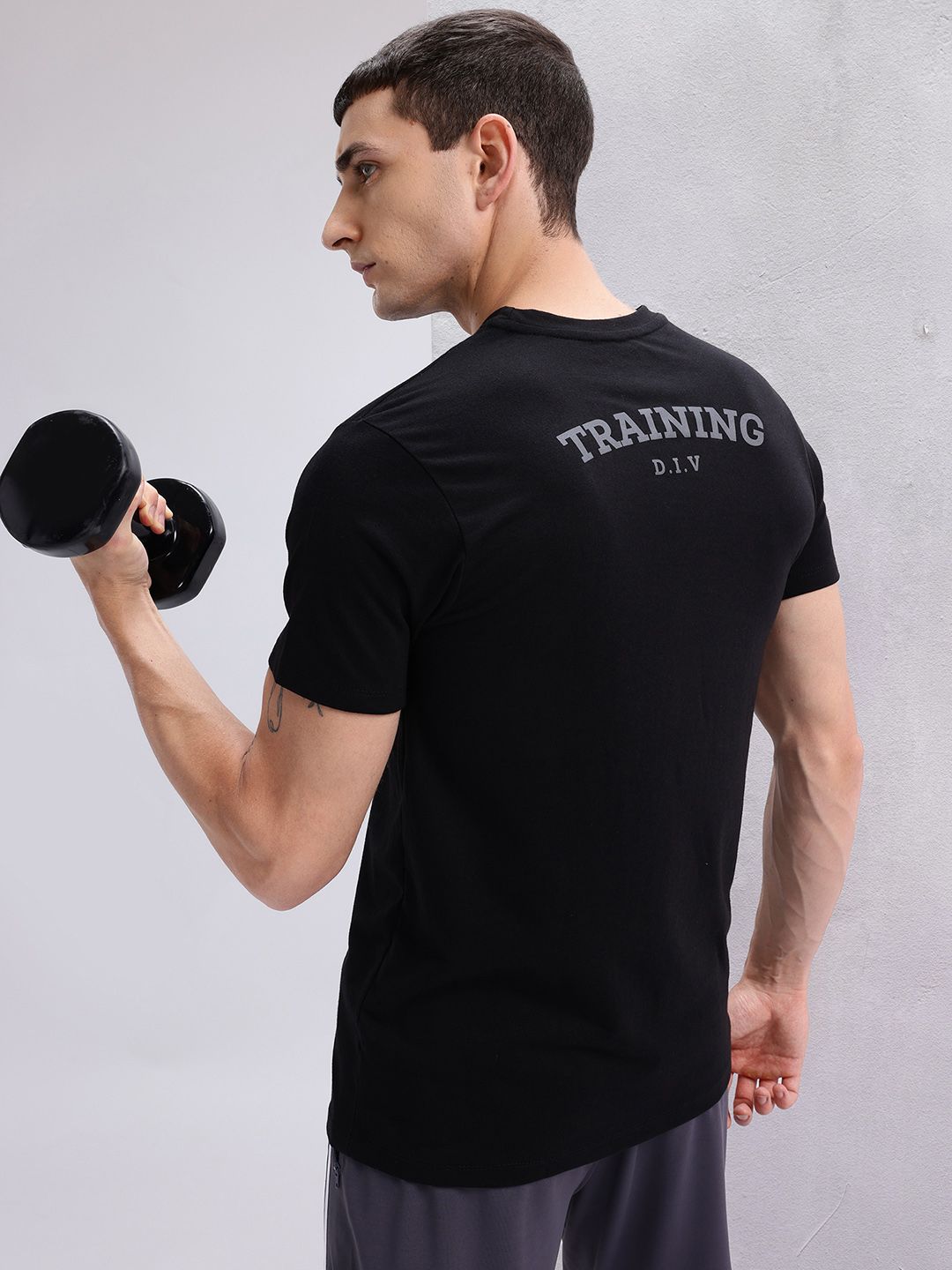 HRX by Hrithik Roshan Men Typography Printed Training T-shirt