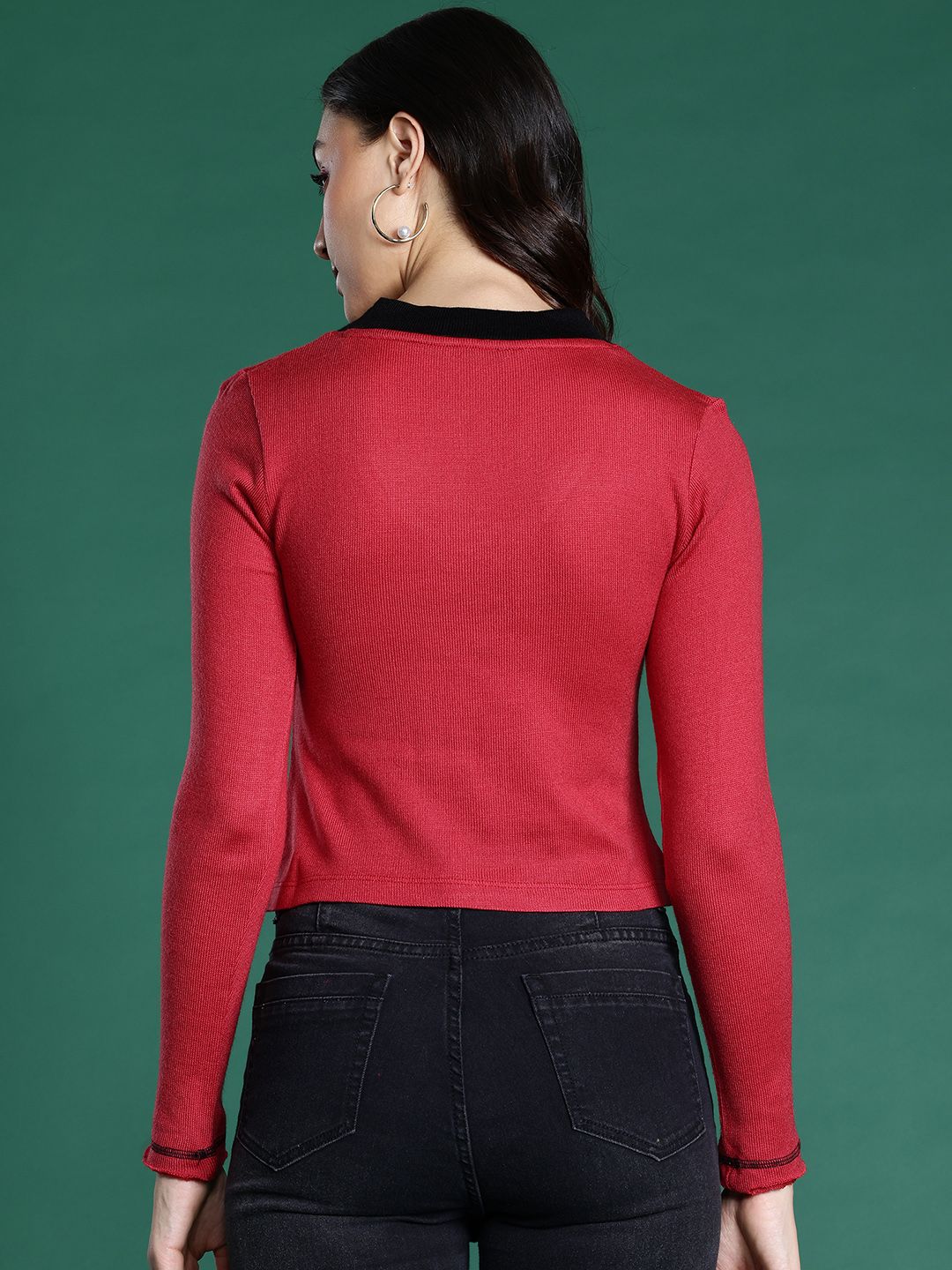 DressBerry Pure Acrylic Crop Pullover