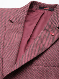 Raymond Men Self Design Single Breasted Formal Blazer