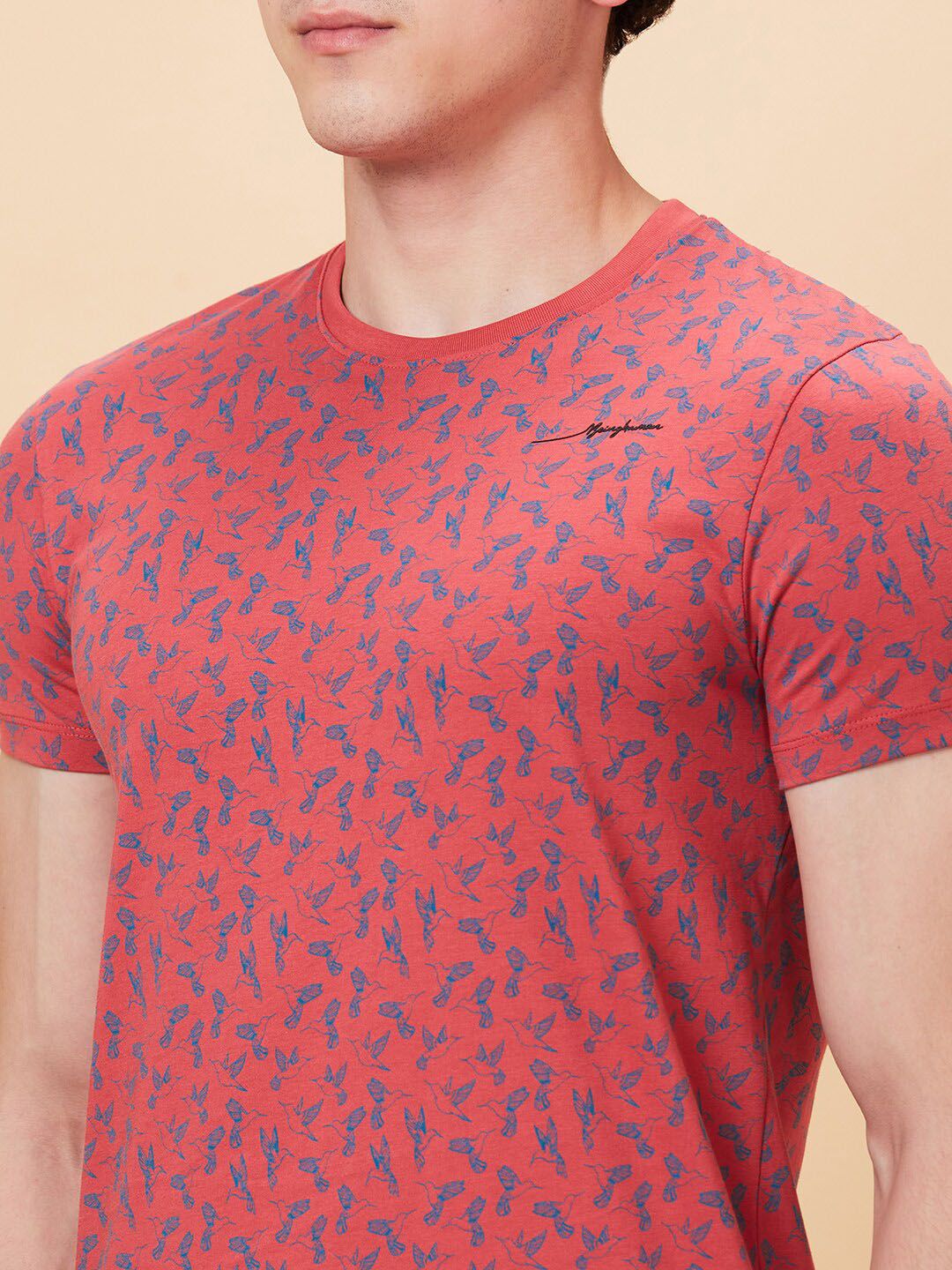 Being Human Abstract Printed T-shirt