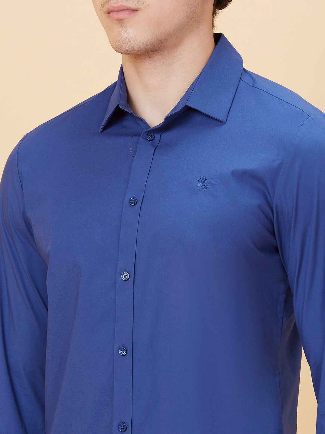 Being Human Spread Collar Slim Fit Casual Shirt