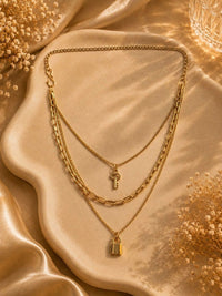 VOGUE PANASH Kalung Berlapis Emas Berlapis Emas