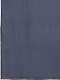 KLOTTHE Women Blue Embellished Burqas With Scarves