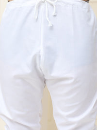 SOJANYA Floral Woven Design Mandarin Collar Kurta with Churidar
