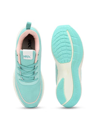 HRX by Hrithik Roshan Women Sea Green & White Memory Foam Mesh Running Shoes