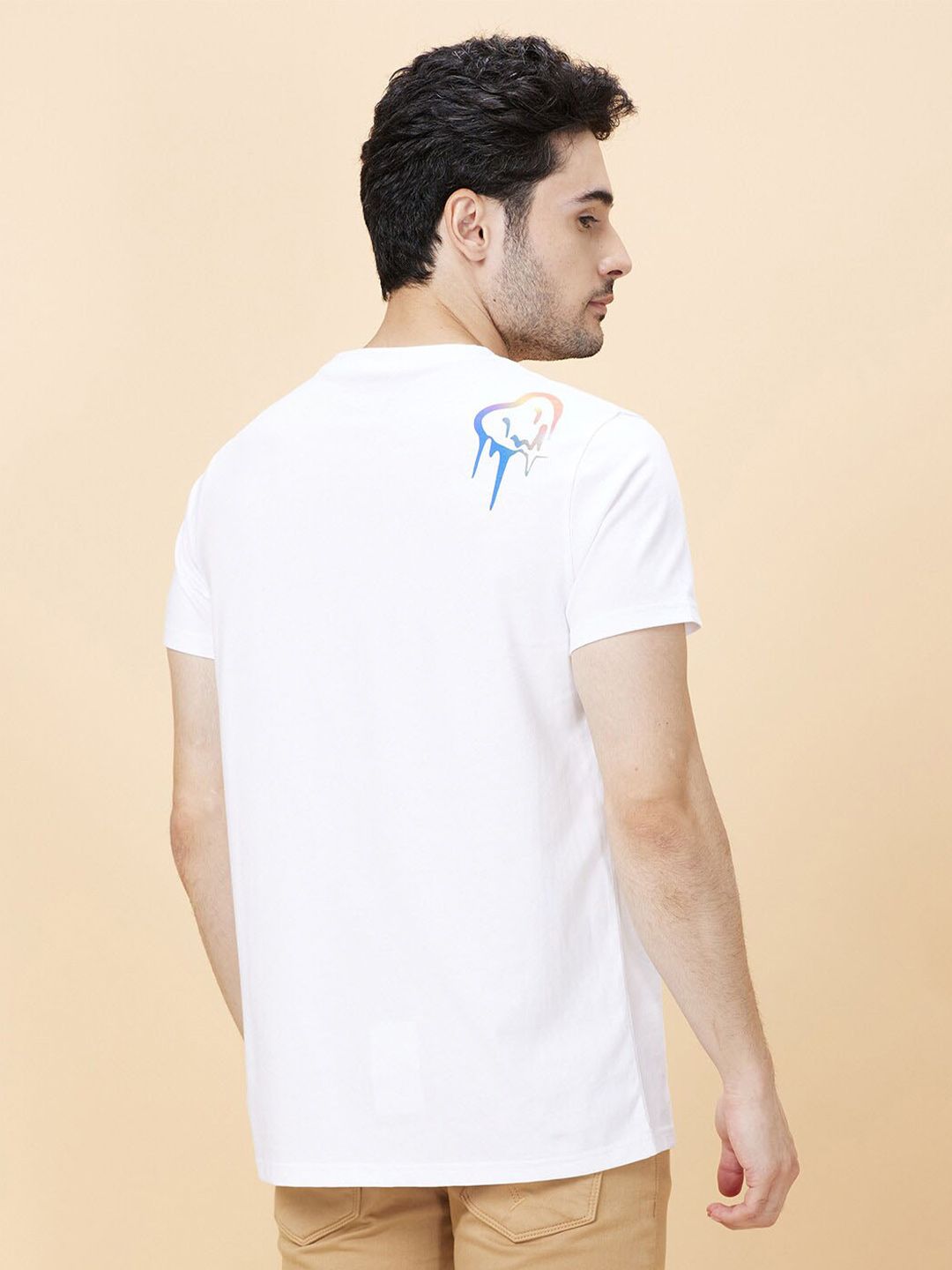 Being Human Typography Printed Round Neck Casual T-shirt