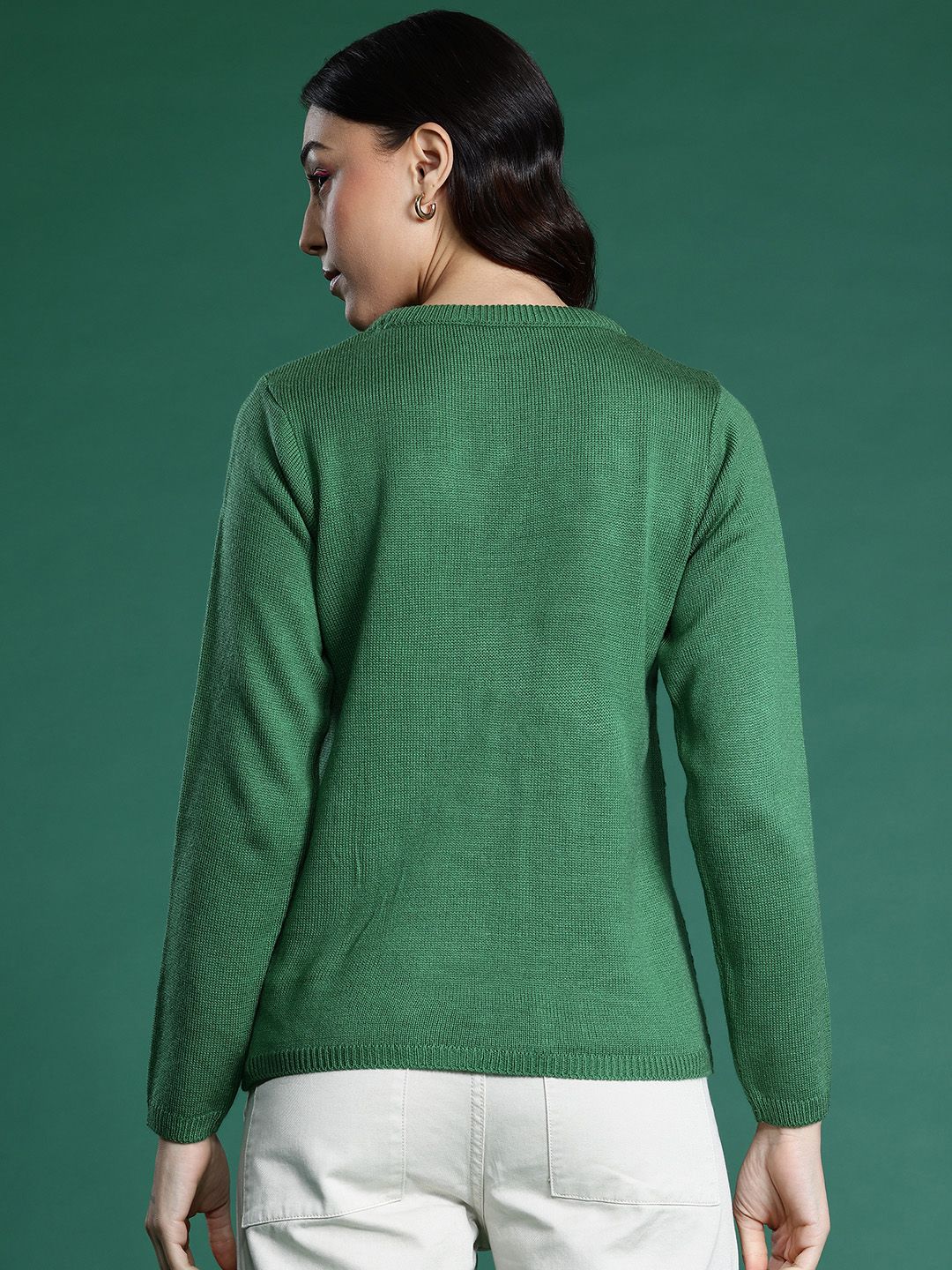 DressBerry Open-Knit Pullover