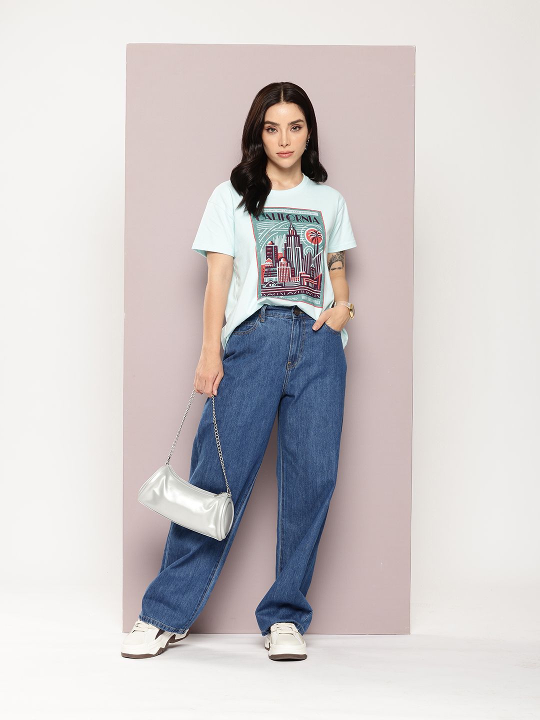 DILLINGER Printed Pure Cotton Boxy T-shirt