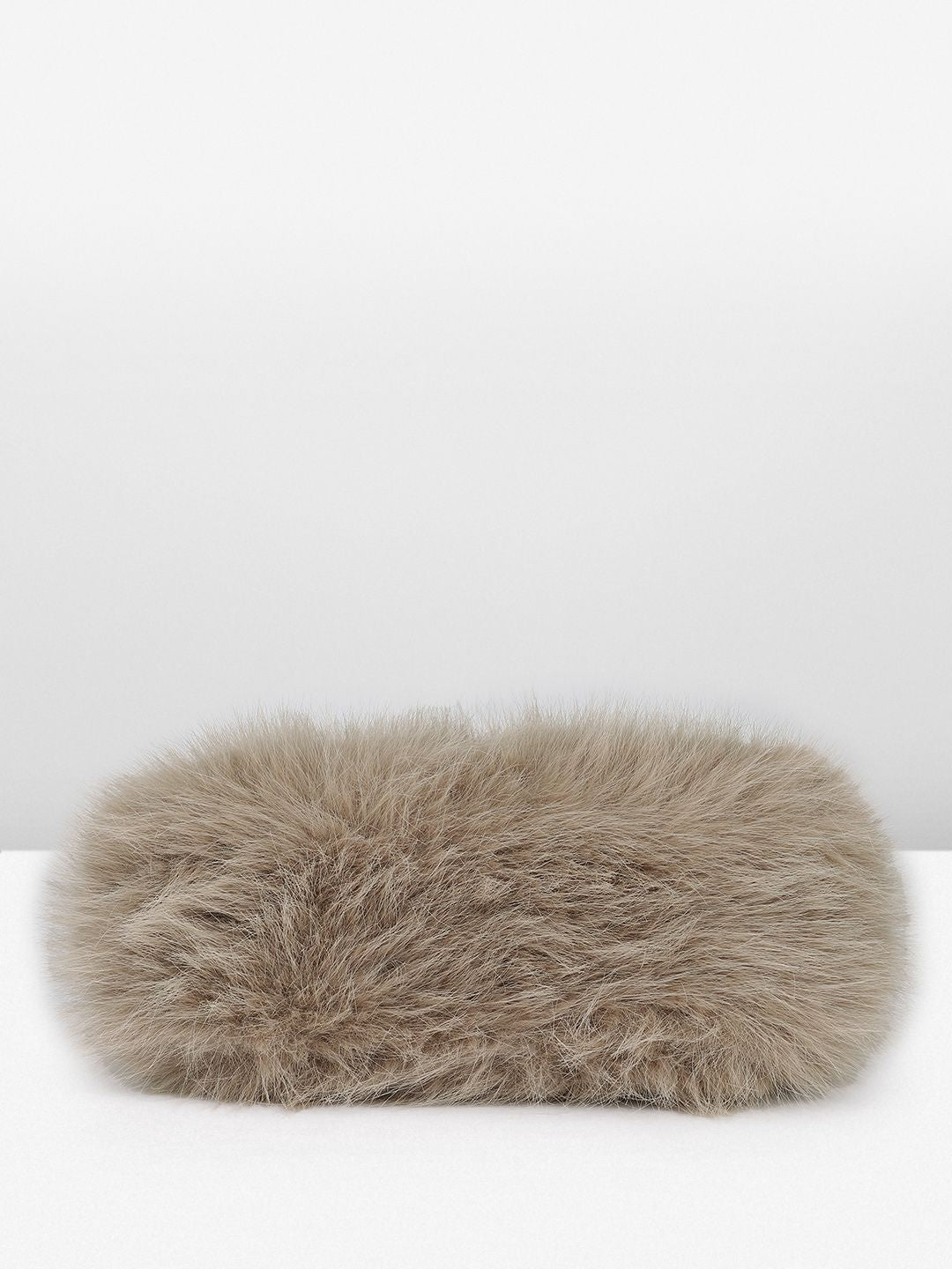 DressBerry Structured Handheld Bag With Fur