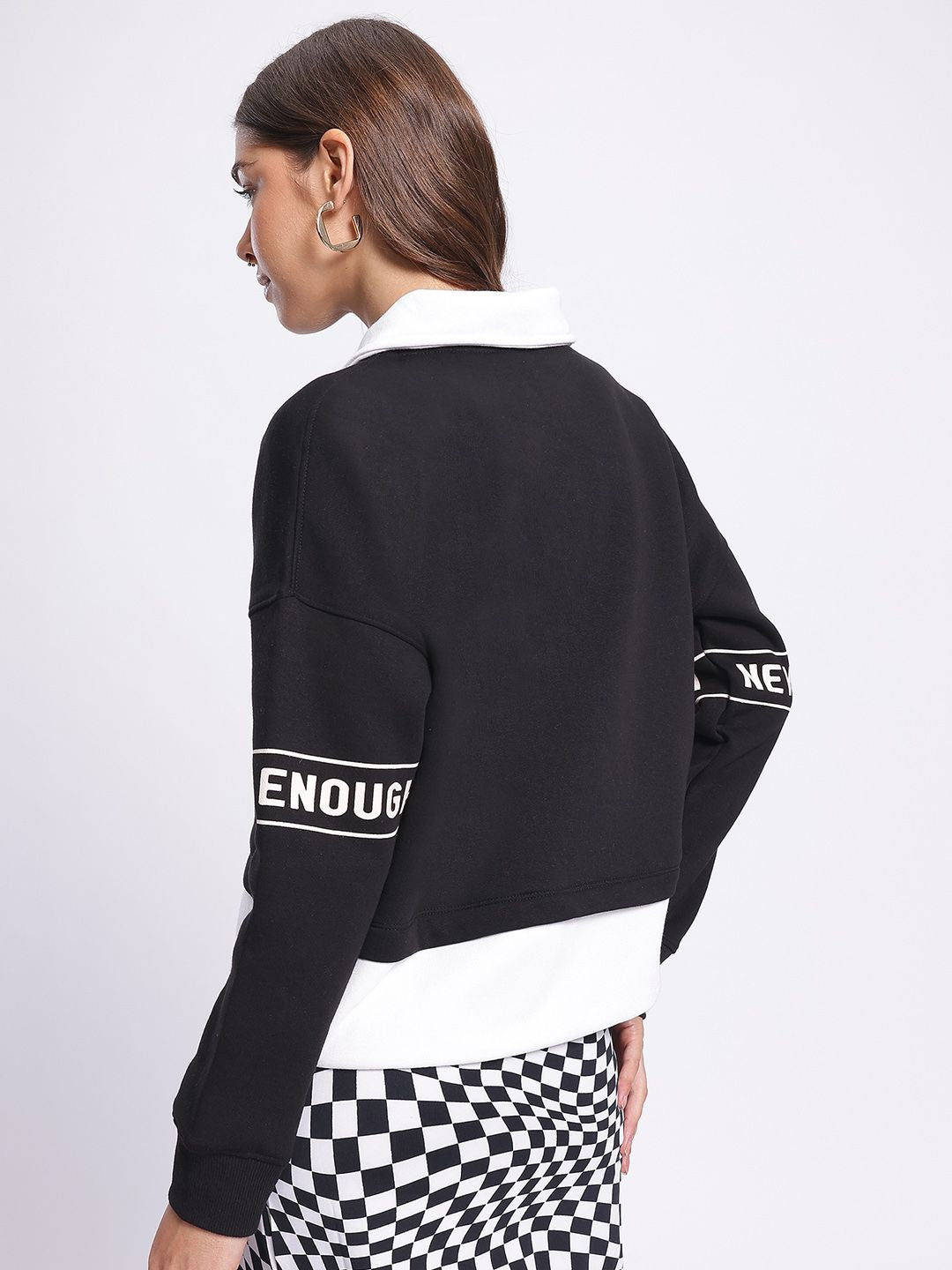 DressBerry Drop-Down Shoulder Sweatshirt
