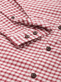 Mr Bowerbird Tailored Fit Gingham Checked Casual Shirt