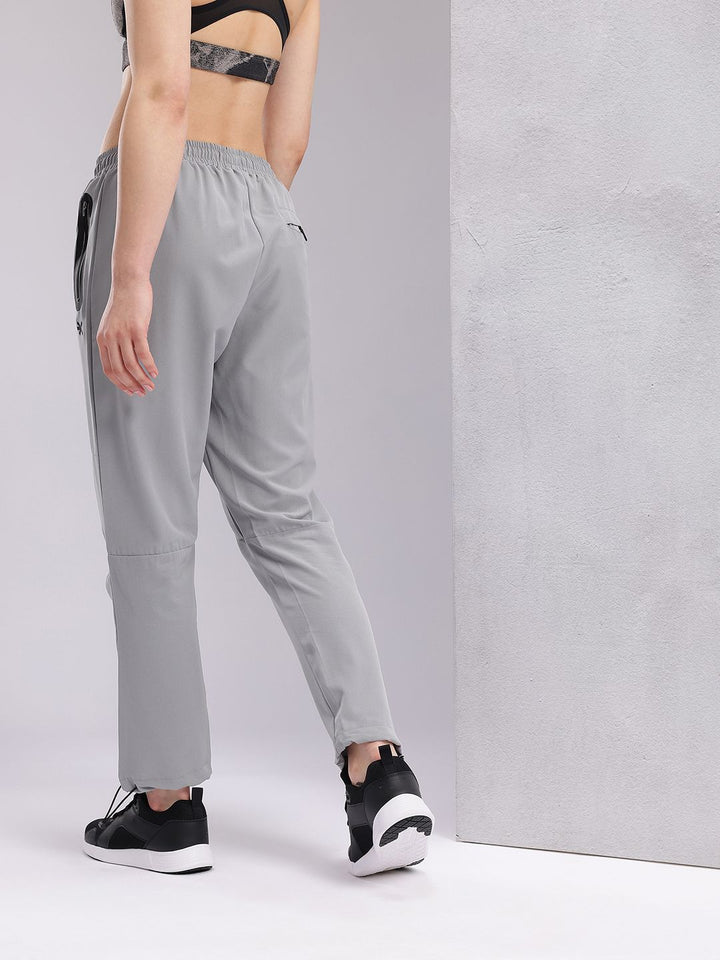 HRX by Hrithik Roshan Women Cropped Running Track Pants with Toggle Hem