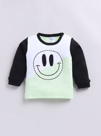 Moms Love Infant Boys Printed Cotton T-shirt with Joggers