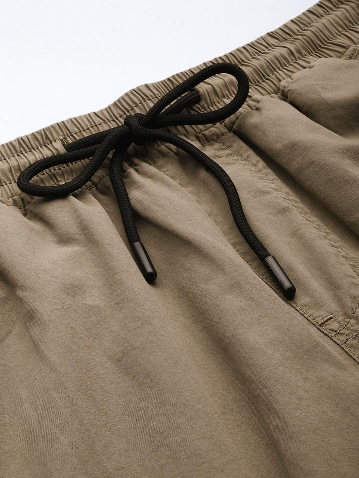 Bene Kleed Men Parachute Fit Cotton Cargos Trousers