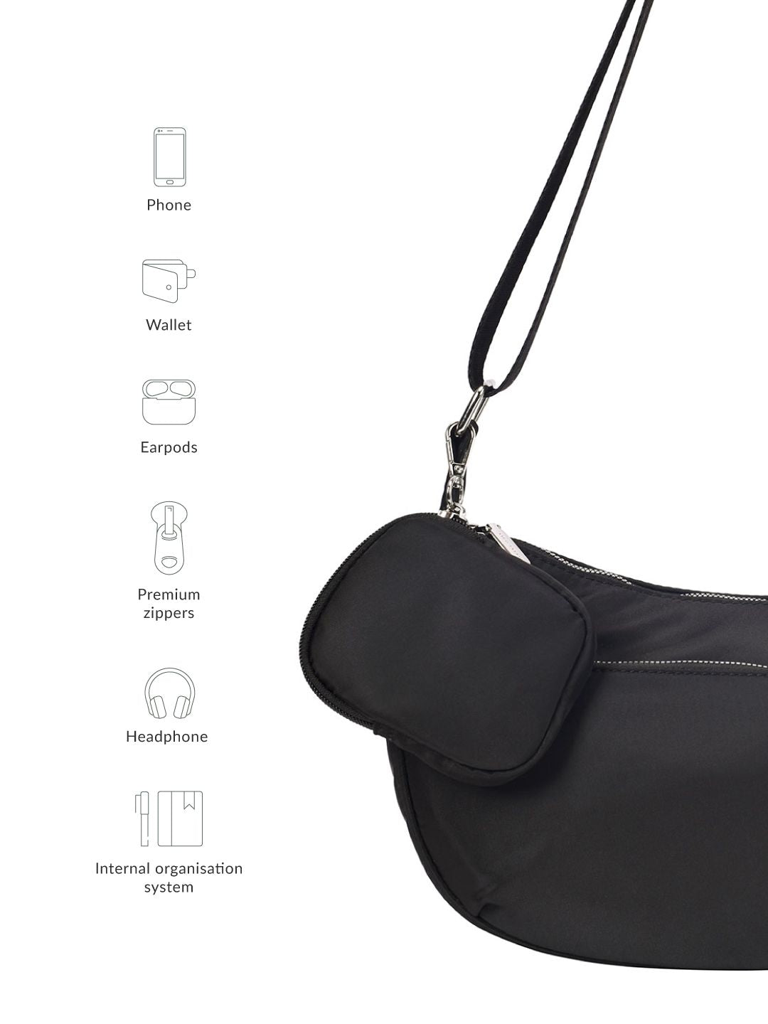 Lino Perros Structured Sling Bag