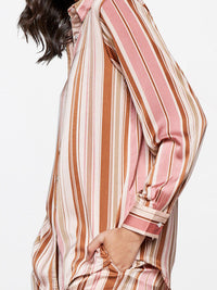 AND Striped Long Sleeves Shirt With Trousers